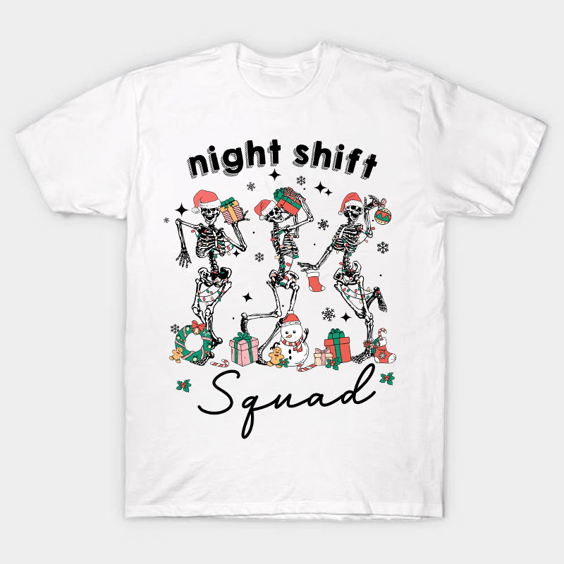 Night Shift Squad Nurse T-Shirt