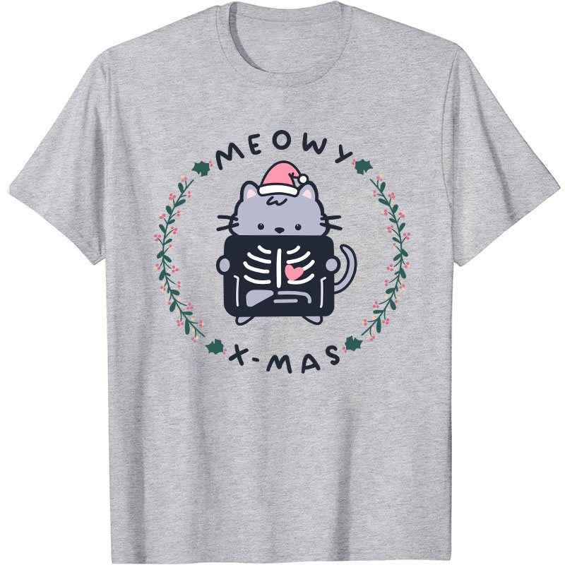 Meowy Xmas Nurse T-Shirt