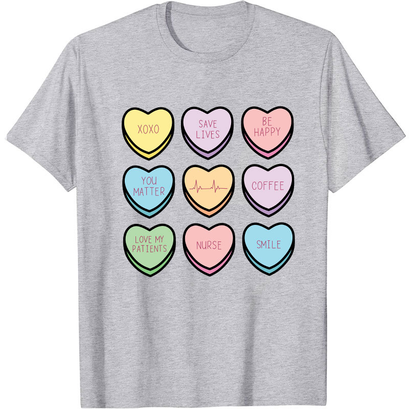 Save Lives Be Happy Nurse T-Shirt