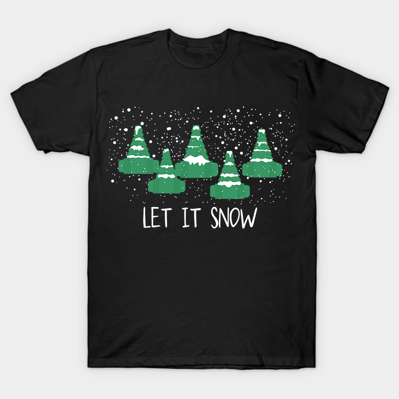 Let It Snow Nurse T-Shirt