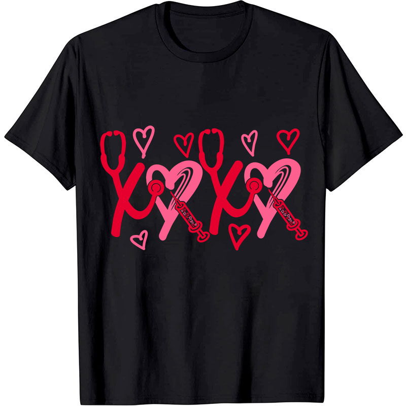 Love Stethoscope Nurse T-Shirt