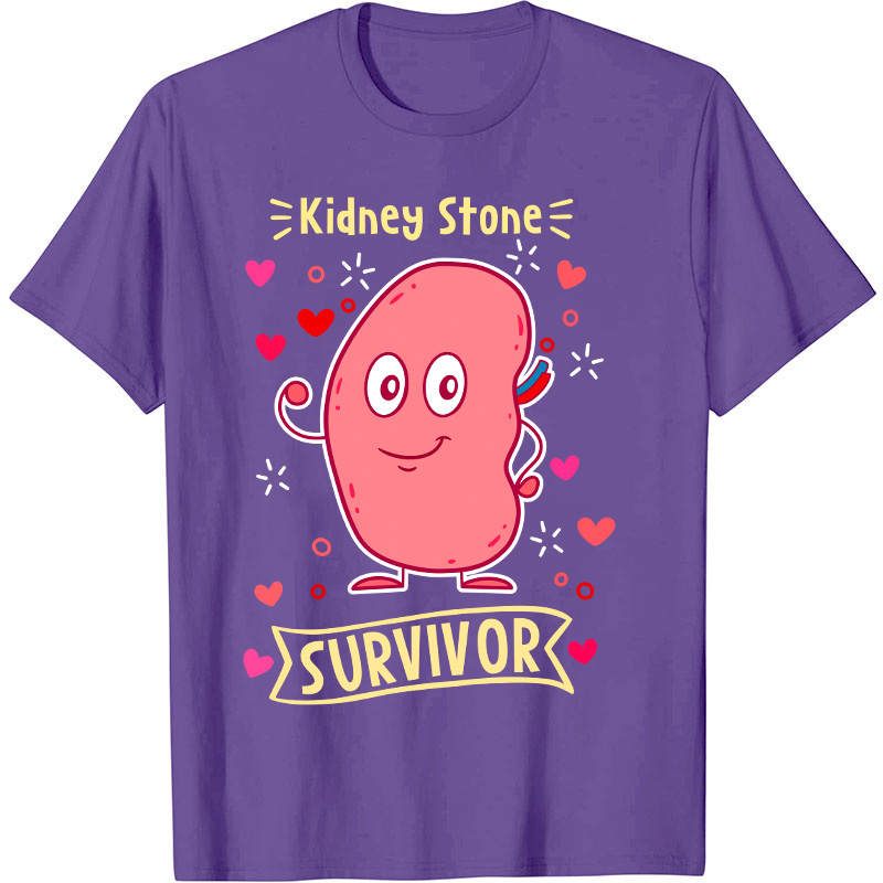 Kidney Stone Survivor Nurse T-Shirt
