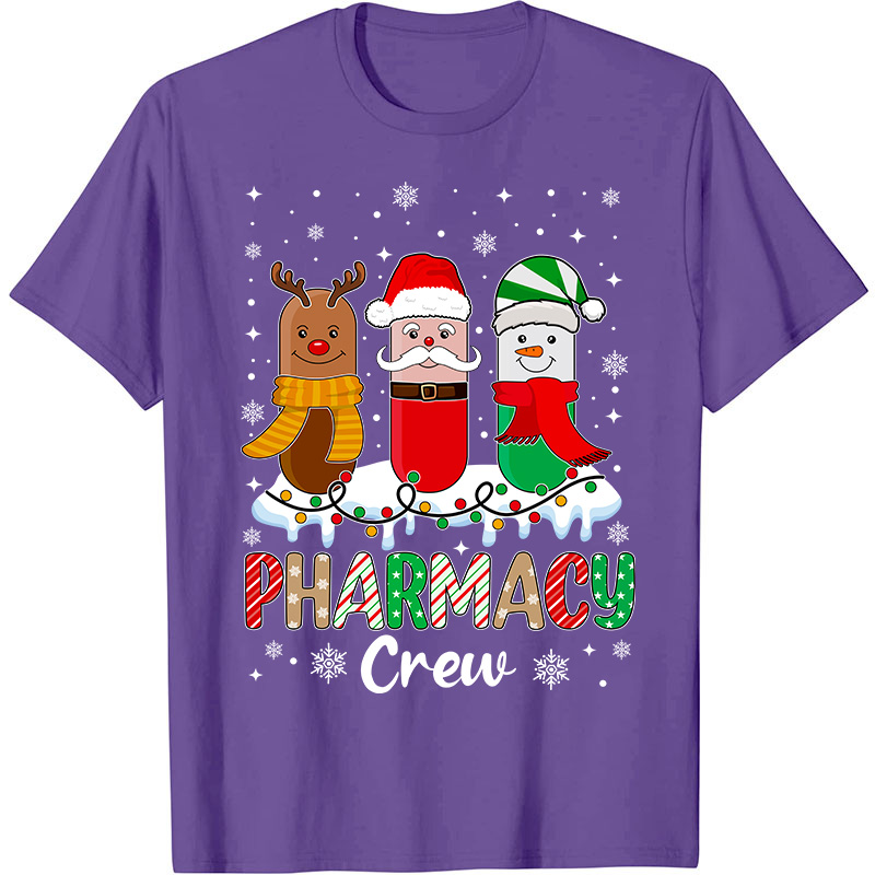 Pharmacy Crew At Your Service Nurse T-Shirt