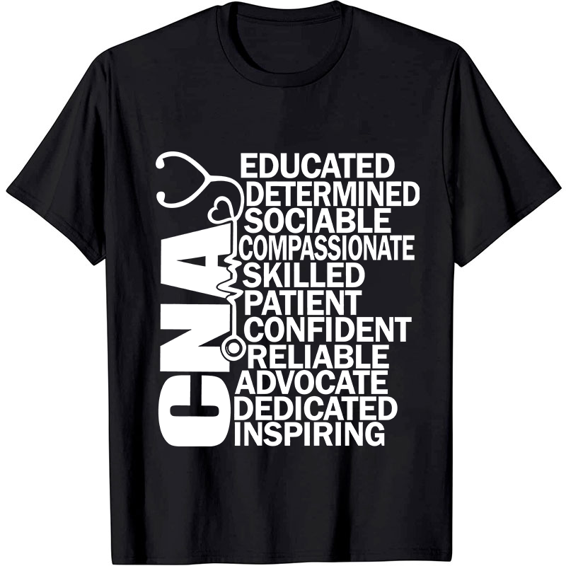 CNA Stethoscope Nurse T-Shirt
