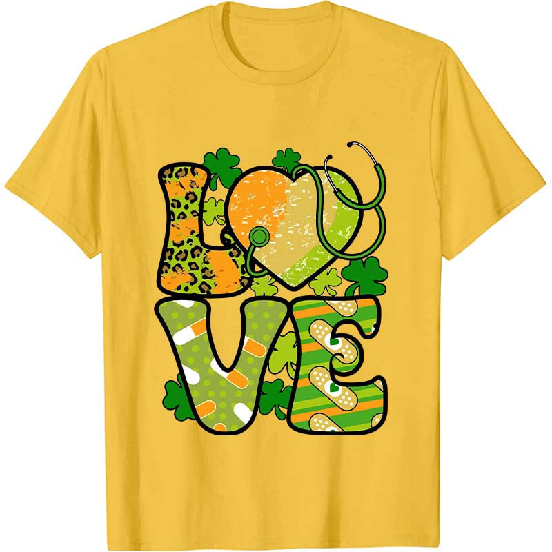 St.Patricks Love Nurse T-Shirt