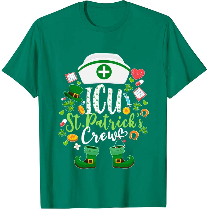 Personalized Department St. Patrick's Crew Nurse T-Shirt