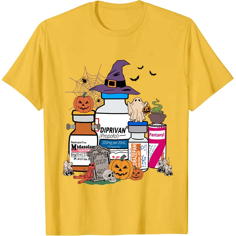 Pharmacy Halloween Nurse T-Shirt
