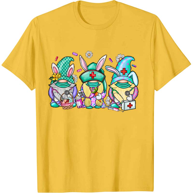 Easter Nurse Gnomes Nurse T-Shirt