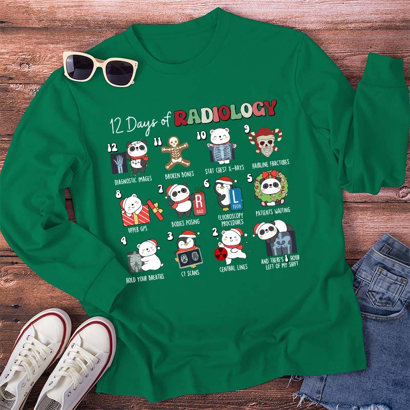 12 Days Of Radiology Long Sleeve T-Shirt