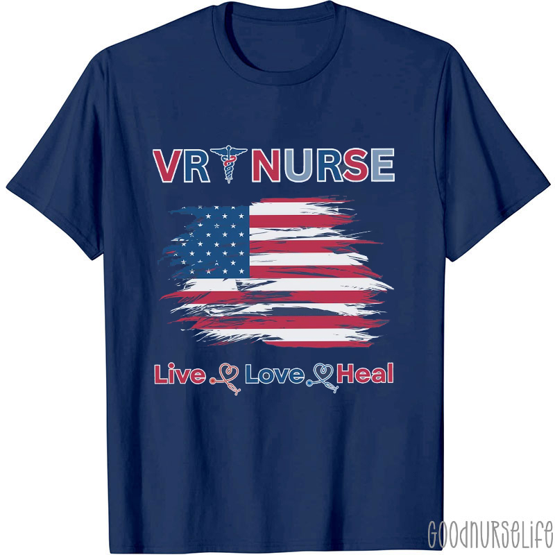 Personalized Live Love Heal Nurse