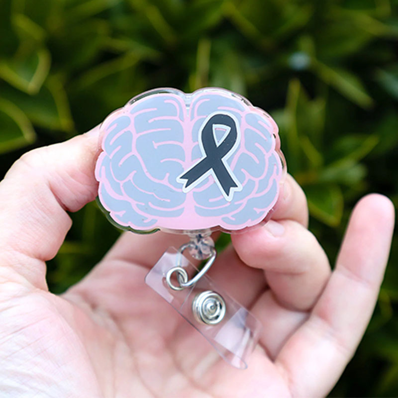 Brain Cancer Awareness Badge Reel