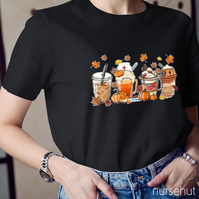 Propofol Pumpkin Spice Nurse T-Shirt