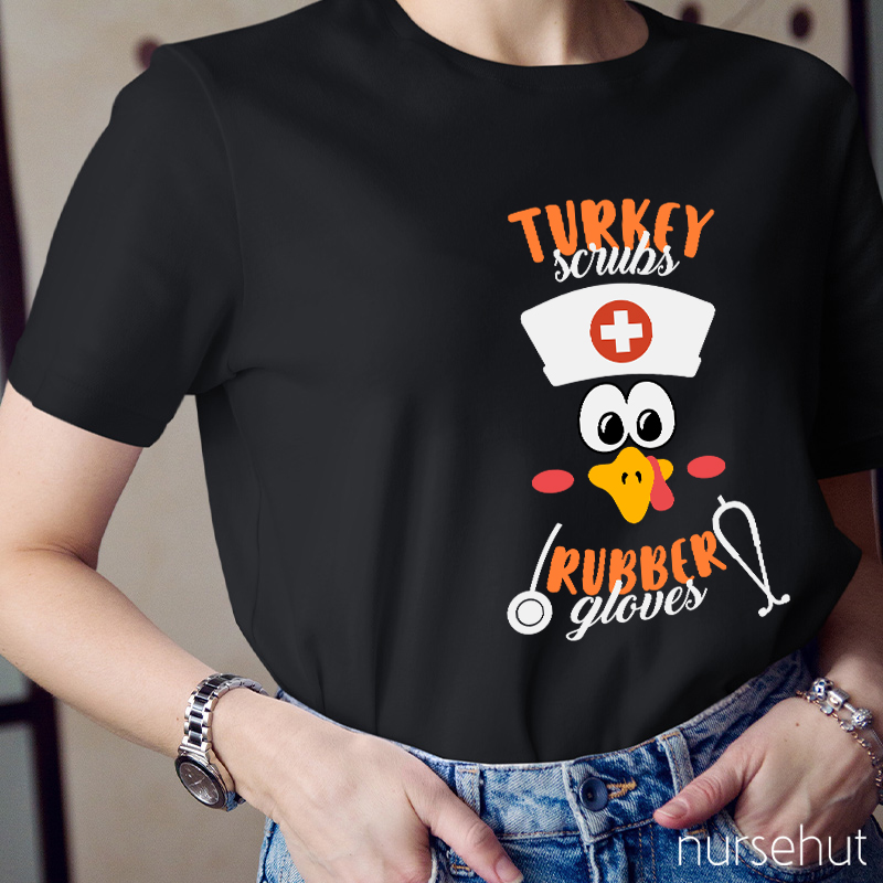 Turkey Scrubs Nurse T-Shirt