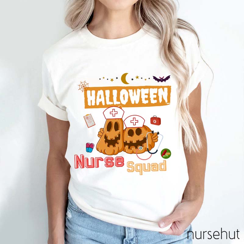 Halloween Nurse Squad T-Shirt