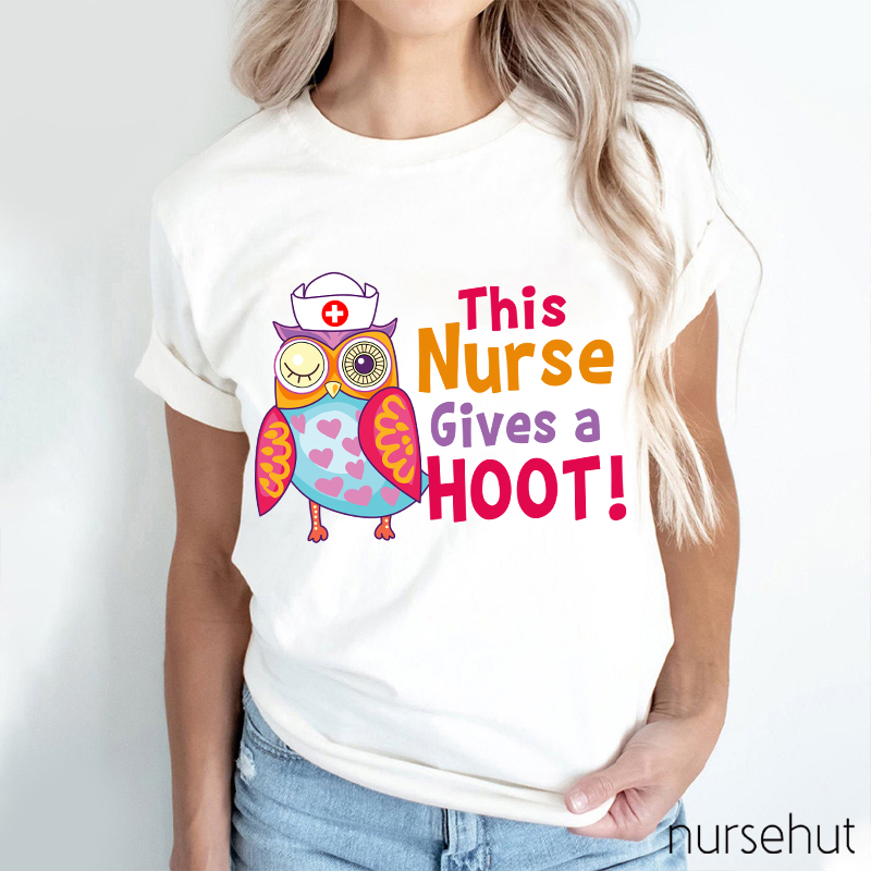 This Nurse Gives A Hoot Nurse T-Shirt