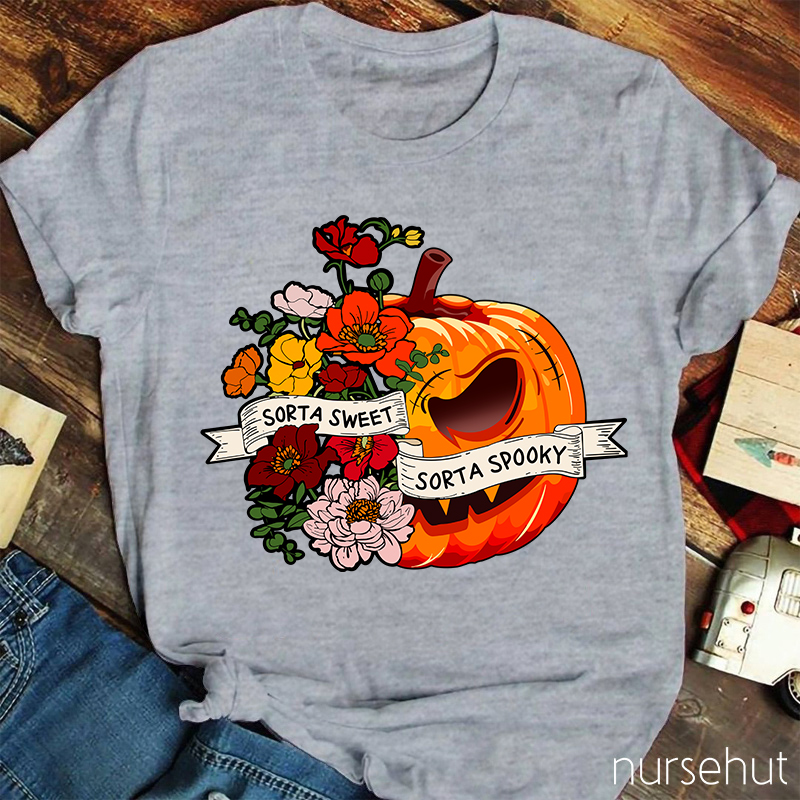 Sorta Sweet Sorta Spooky Nurse T-Shirt