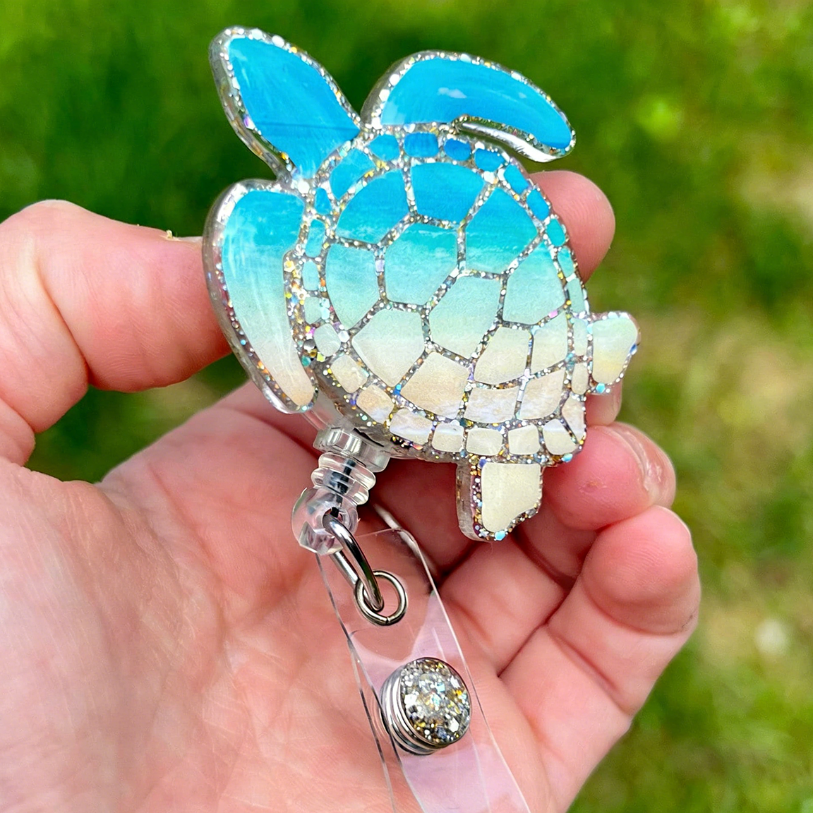Sea Turtle Badge Reel