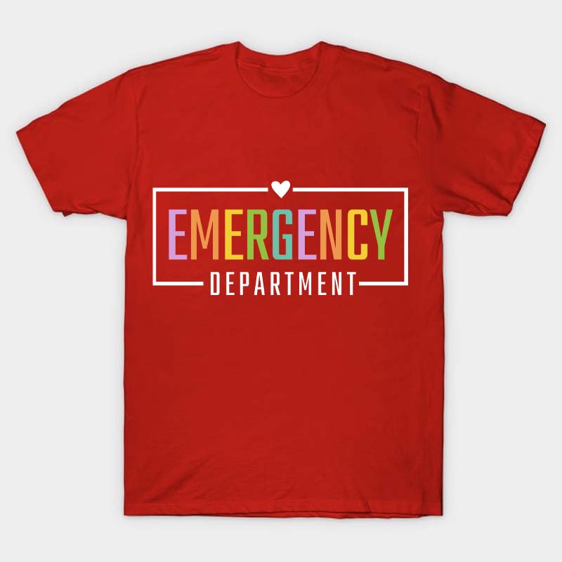 Personalized Emergency Department Nurse T-Shirt