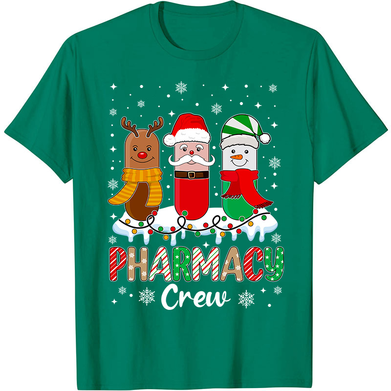Pharmacy Crew At Your Service Nurse T-Shirt