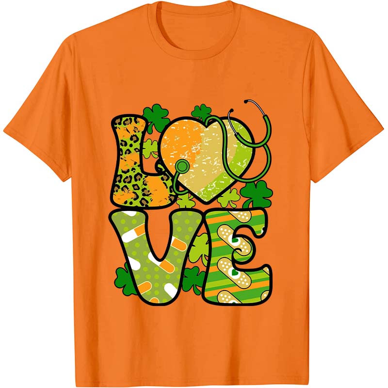 St.Patricks Love Nurse T-Shirt