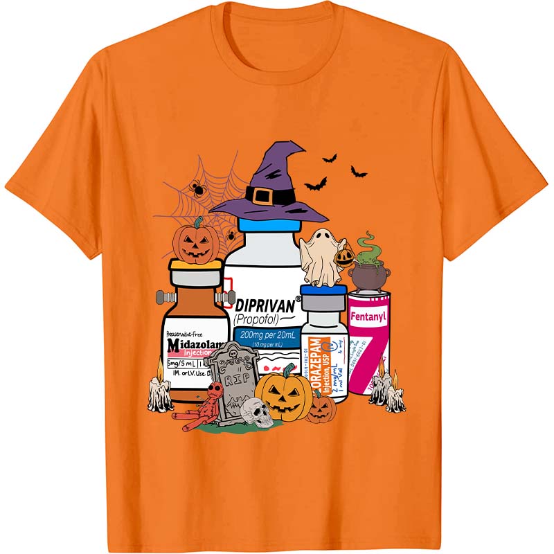 Pharmacy Halloween Nurse T-Shirt