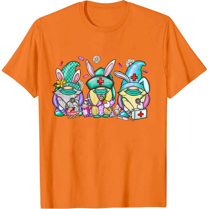Easter Nurse Gnomes Nurse T-Shirt