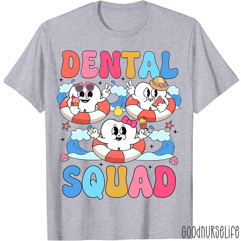 Happy Summer Dental Squad Dentist Summer T-Shirt