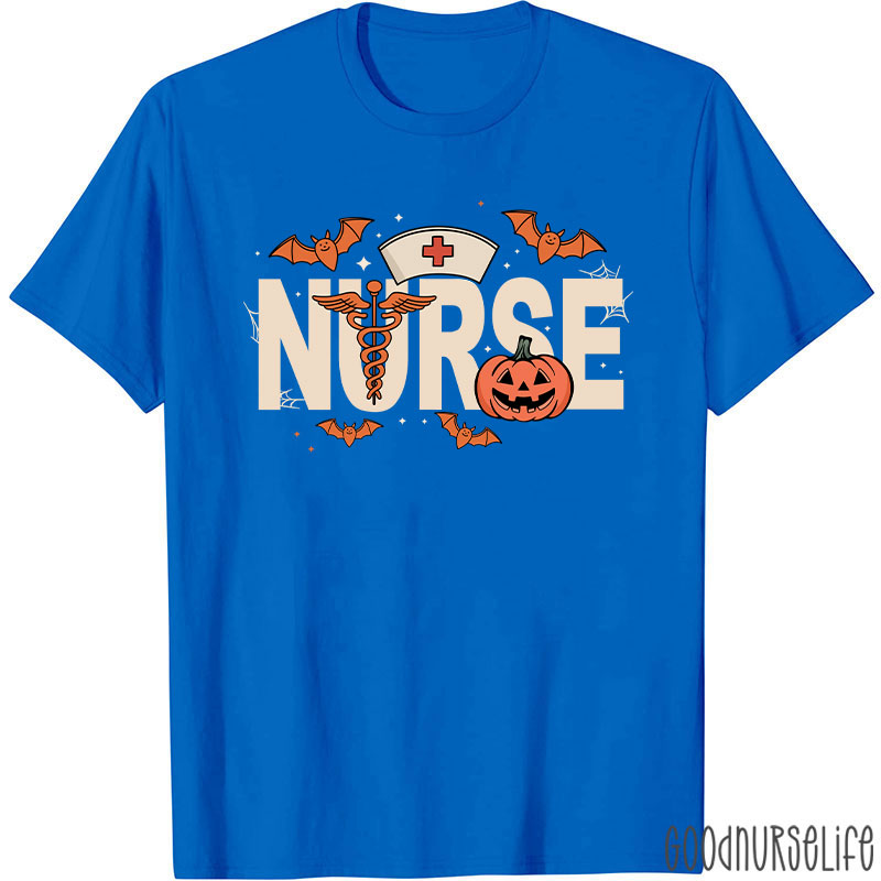 Spooky Season Halloween Nurse T-Shirt