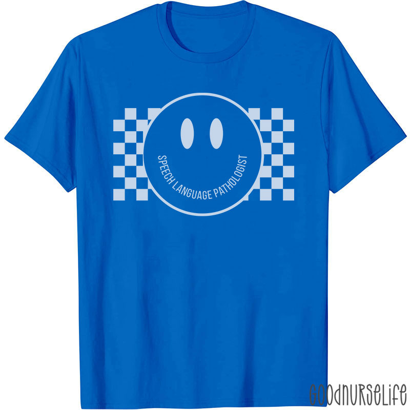 Speech Language Pathologist Smiley Face T-Shirt