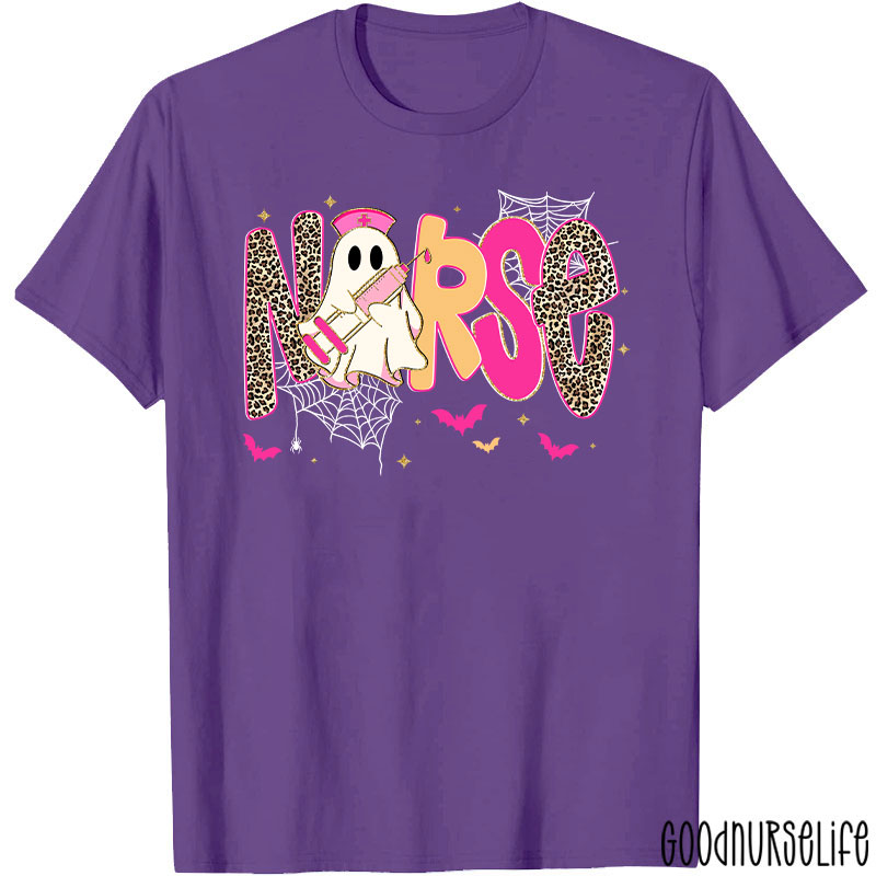 Halloween Nurse Butterfly Stethoscope Nurse T-Shirt