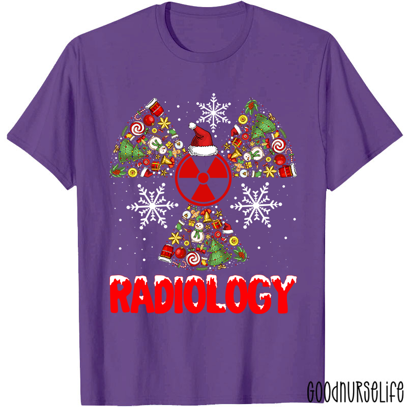 Radiology Christmas Icons Radiology T-shirt