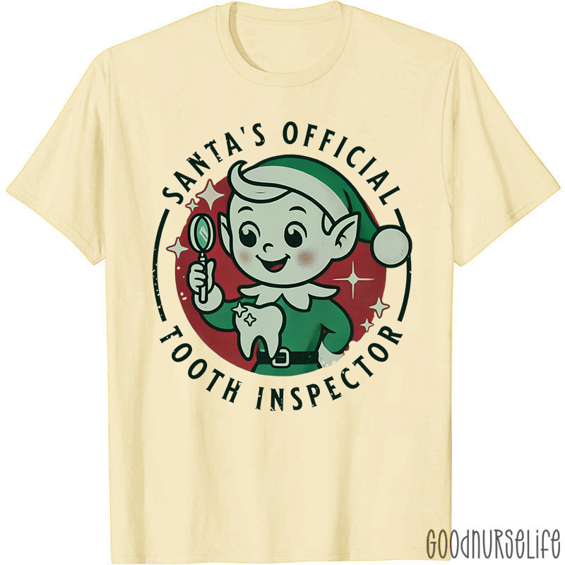 Santa's Official Tooth Inspector T-Shirt