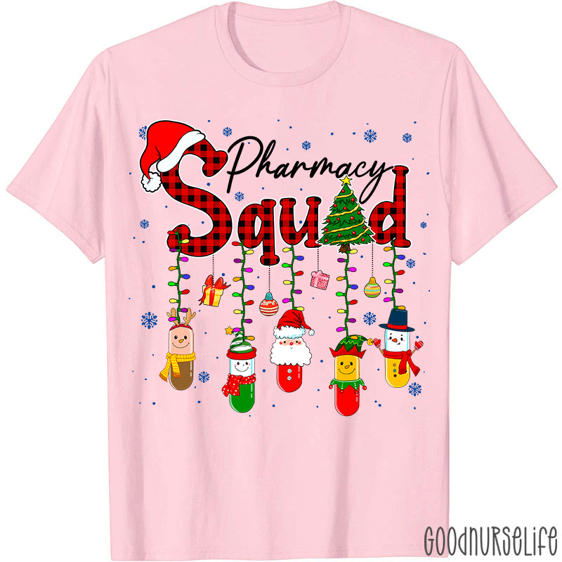 Christmas Pharmacy Squad Nurse T-shirt
