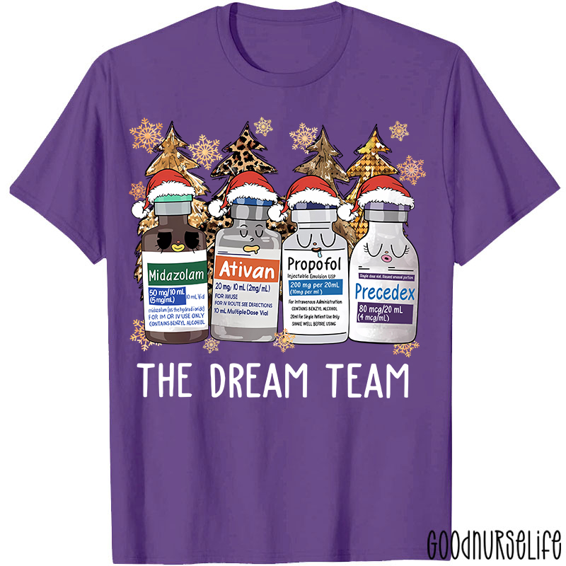 The Dream Team Christmas Nurse T-shirt