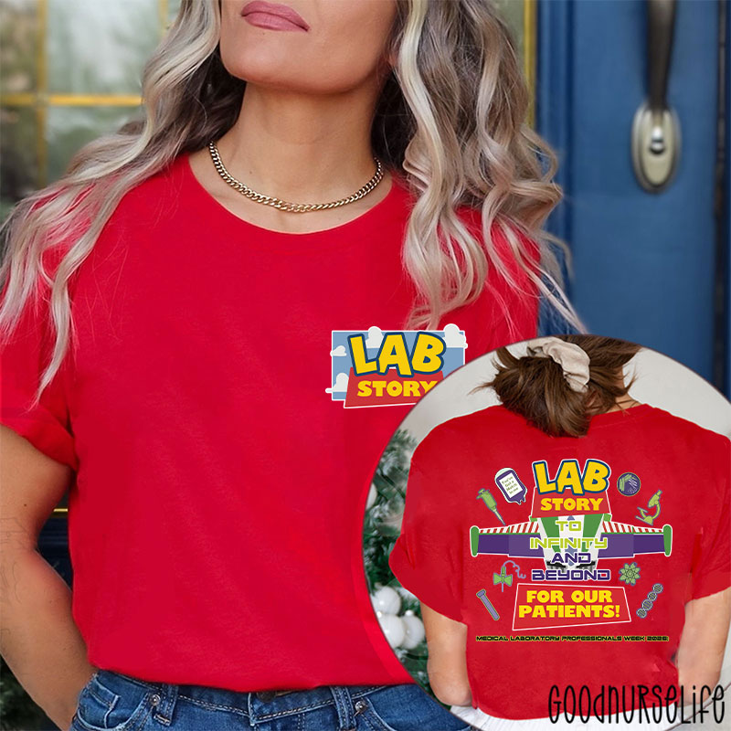 To Infinity And Beyond For Our Patients Two Sided T-Shirt