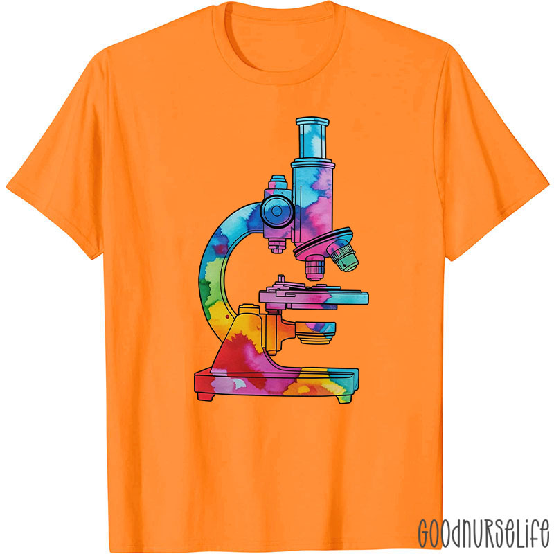 Tie Tye Style Microscope T-shirt
