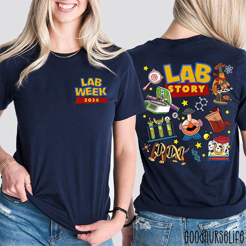 Laboratory Team Lab Story Lab Week 2026 Two Sided T-Shirt