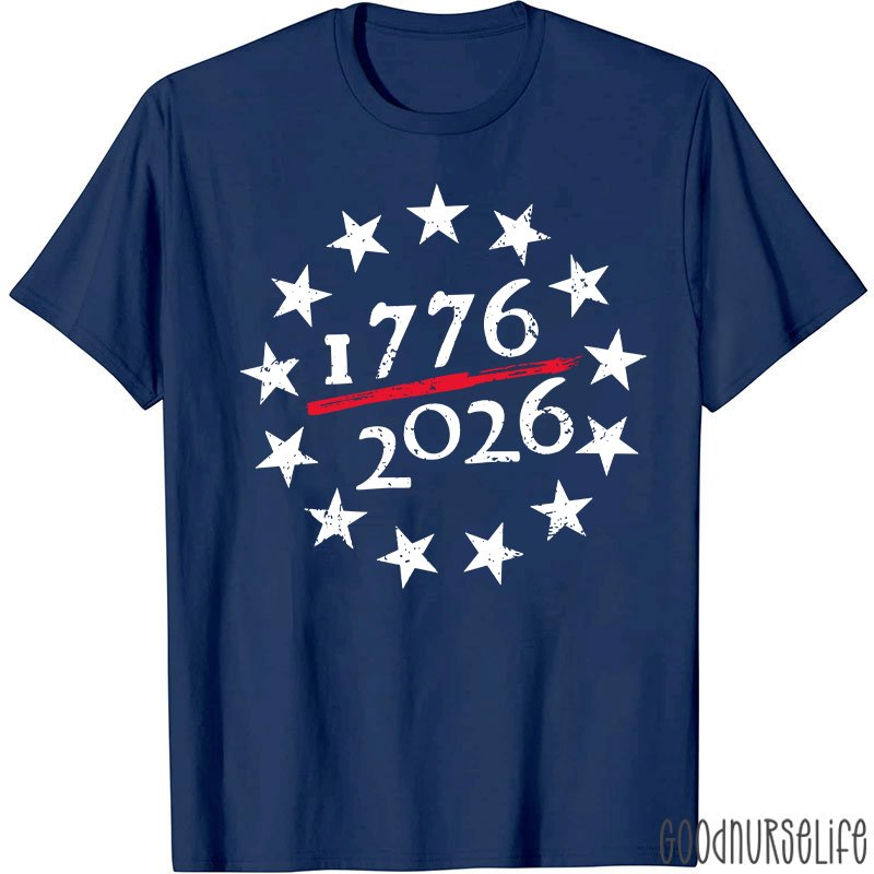 USA 250th Anniversary Nurse T-Shirt