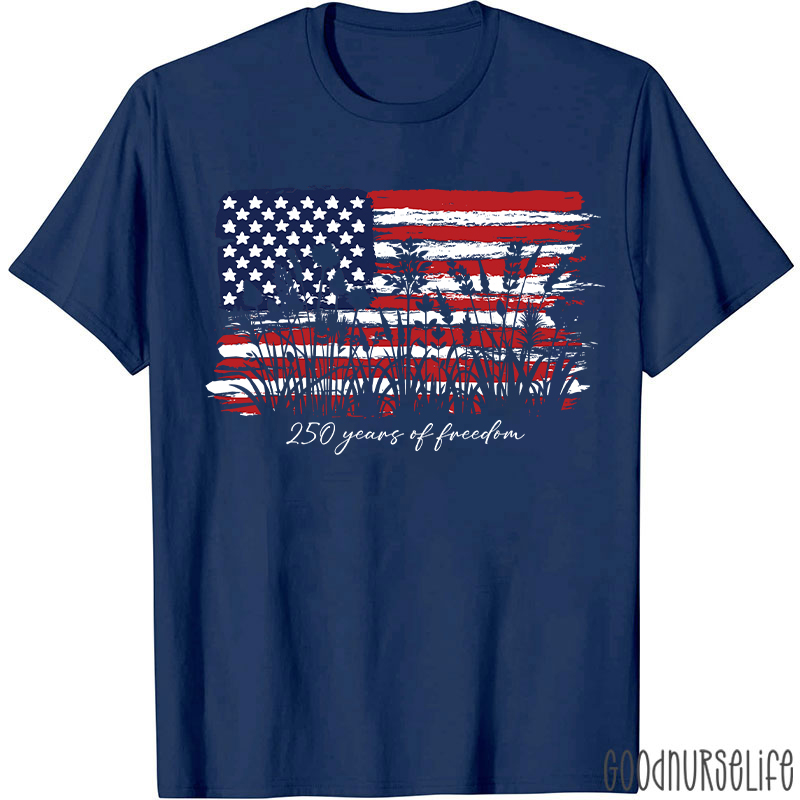 Land Of The Free Home Of The Brave Nurse T-Shirt