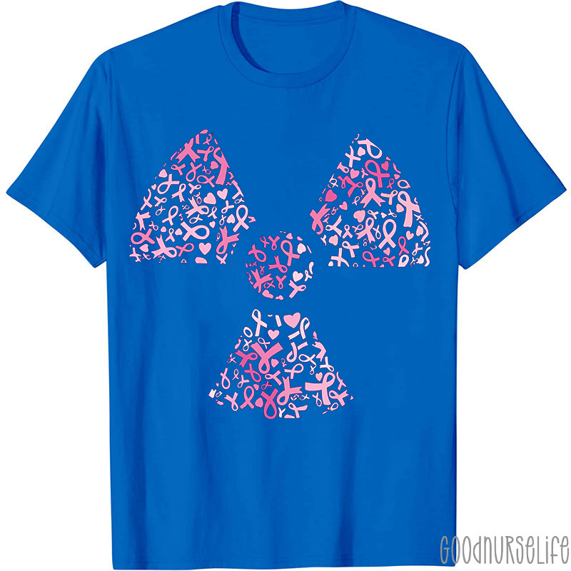 Breast Cancer Awareness Radiation Symbol T-Shirt
