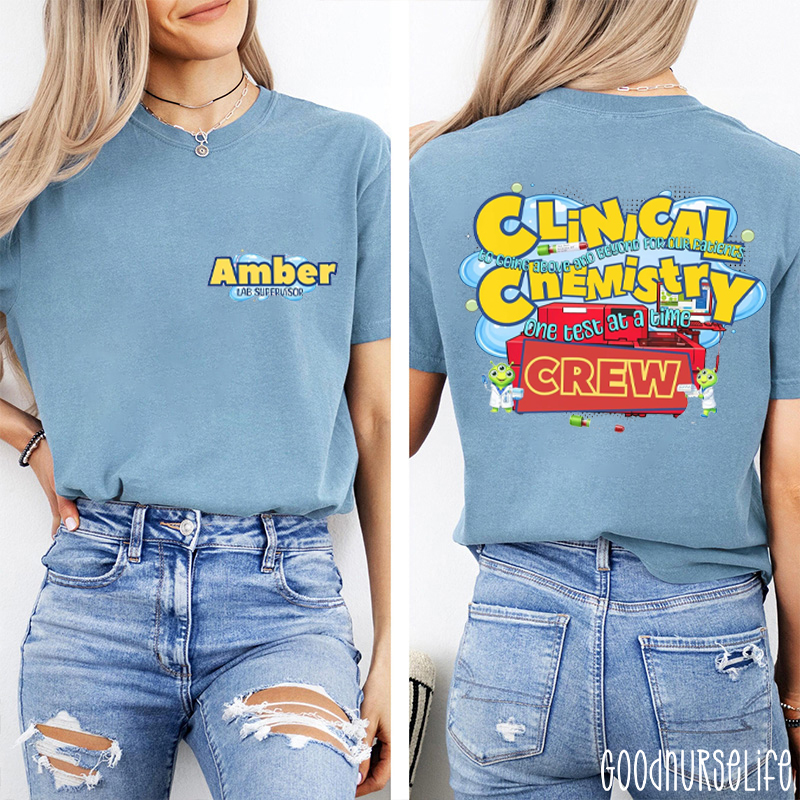 Personalized Lab Week Lab Tech Two Sided T-Shirt