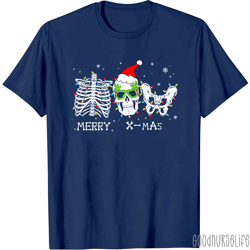 Merry X-mas Christmas Nurse T-shirt
