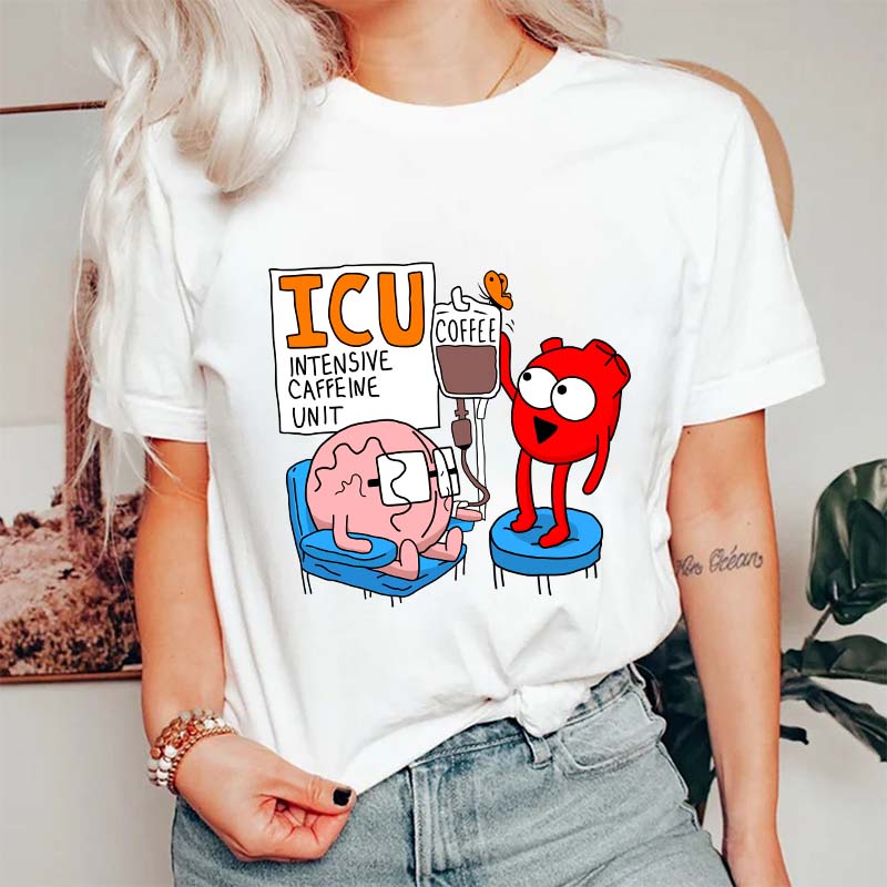 Intensive Caffeine Unit Nurse T-Shirt