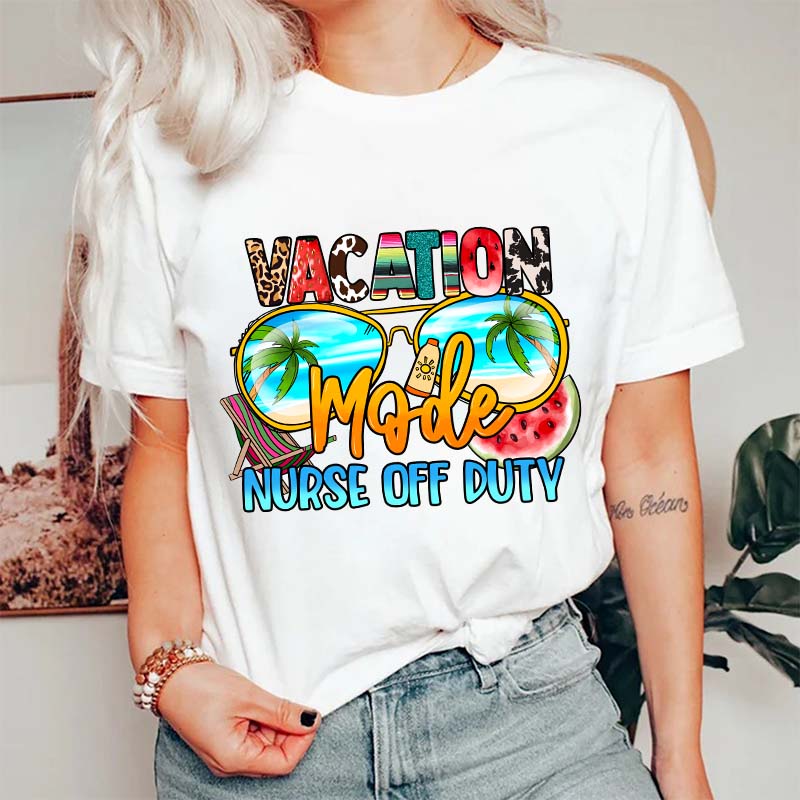 Vacation Nurse Off Duty Nurse T-Shirt
