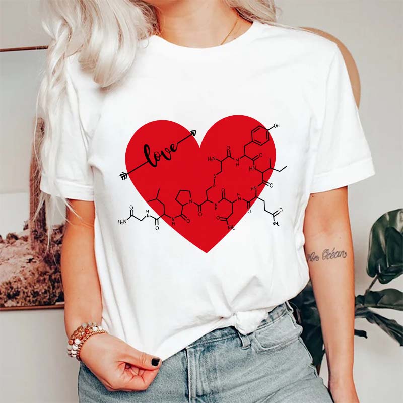 Oxytocin Valentine's Day Nurse T-Shirt