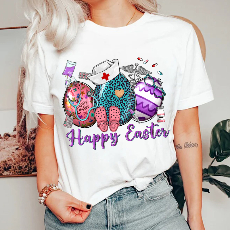 Happy Easter Egg Nurse T-Shirt
