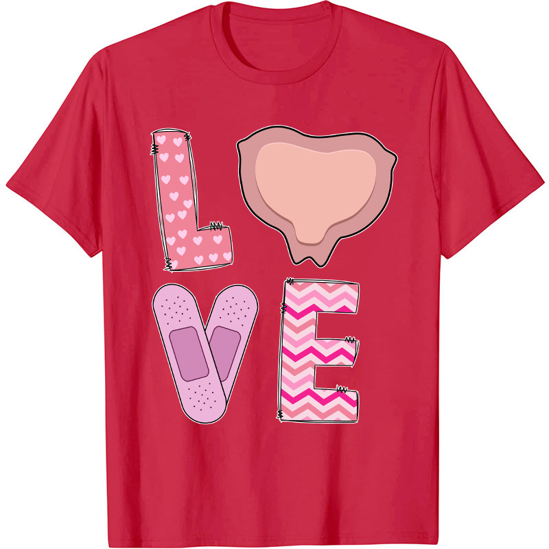 Wound Care Love Nurse T-Shirt
