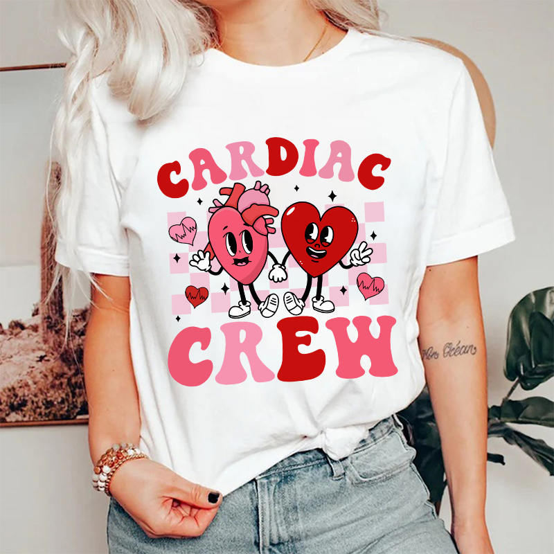 Cardiac Crew Valentine Nurse T-Shirt