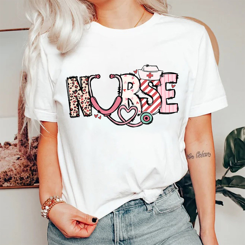 Valentines Day Nurse T-Shirt