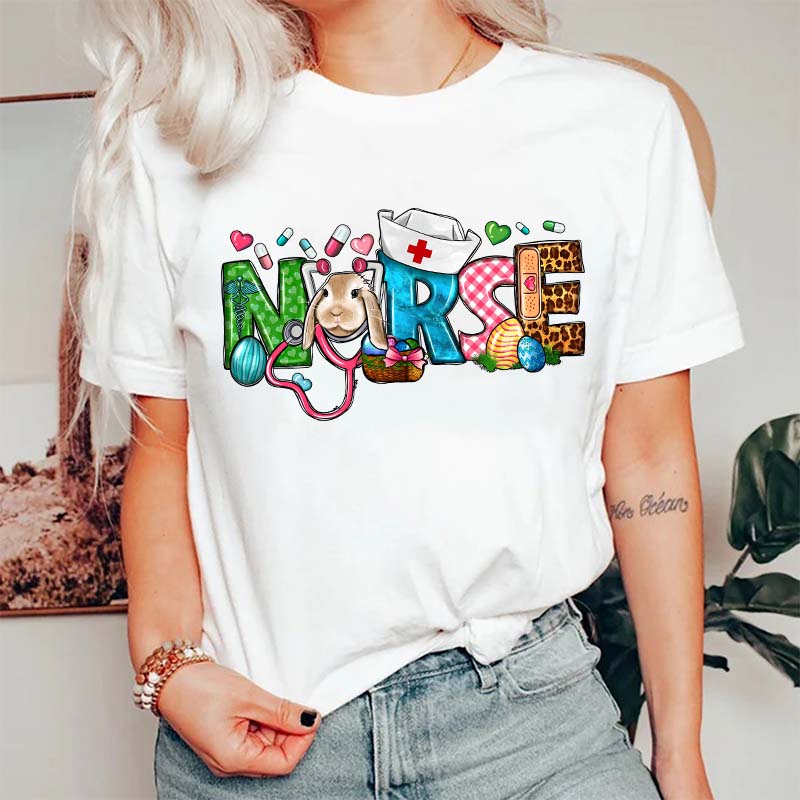 Easter Bunny Nurse T-Shirt